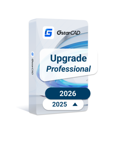 Upgrade para 2026 - GstarCAD Professional - De 2025